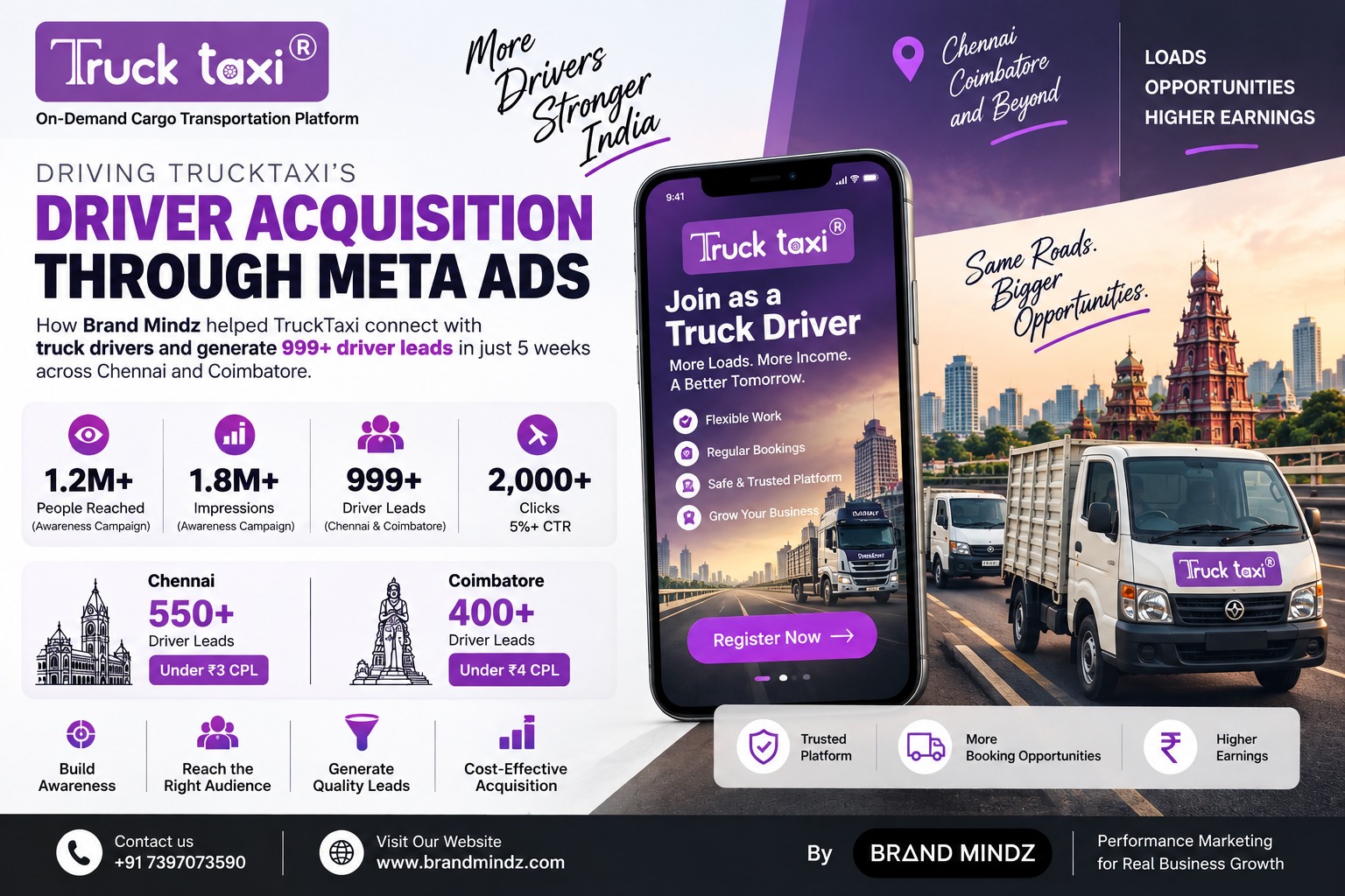 Truck Taxi & Arts and Science College case study
